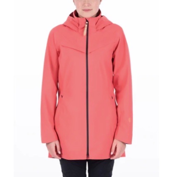 NWT Indygena Kisa Rain Jacket S Melon - Picture 1 of 16
